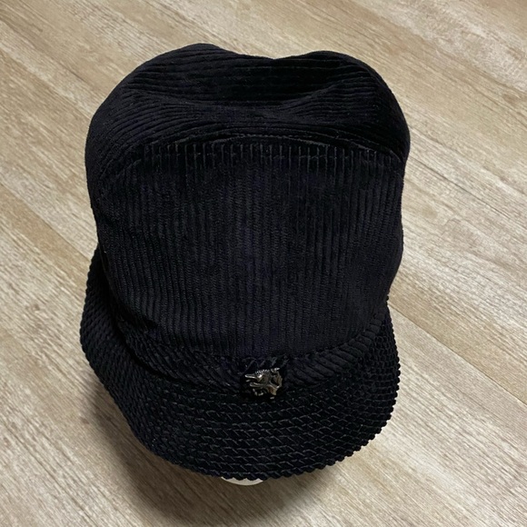 PHILIP TREACY BLACK BUCKET HAT SIZE M